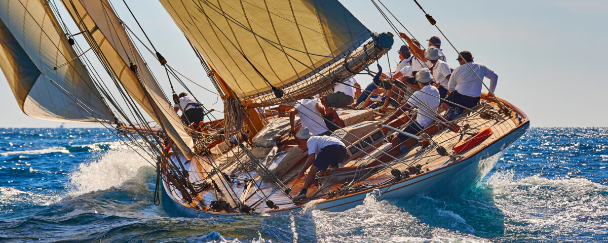 Sailing yacht race. Yachting. Sailing. Regatta